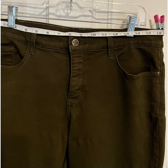 NYDJ Not Your Daughter’s Jeans Dark Green Alina Leggings Size 12 - Picture 9 of 13